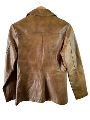 Vintage Wilsons Leather Maxima Brown Leather Blazer Jacket Women's M 90s Y2K thumbnail 4