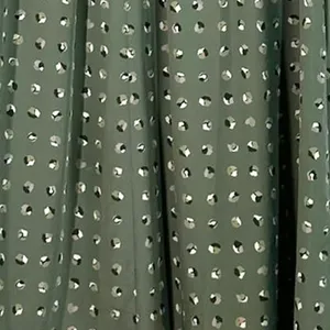 L Dress Midi Cottagecore Grandmacore Prairie Ditsy Vintage Coquette Sage Green thumbnail 6