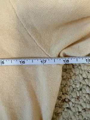 Lauren‎ Ralph Lauren Beige Cotton Cardigan Button Front Lightweight Sweater M thumbnail 6