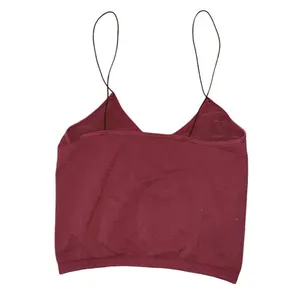 Intimately Free People Skinny Strap Seamless Brami Bralette‎ - Rust - XS/S thumbnail 4