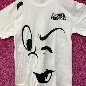 Broken Promises x Casper white Tshirt size medium thumbnail 2