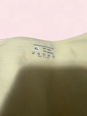 Women's Square Neck Short Sleeve Bodysuit - Black & Light Beige thumbnail 4