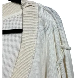 Free People Asher Thermal‎ Knit V-neck Top M thumbnail 11