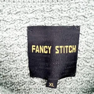 Fancy Stitch Textured Knit Sweater Women's Size XL Green Cozy‎ Core thumbnail 5