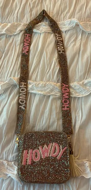 Altar'd State Beaded howdy purse thumbnail 1