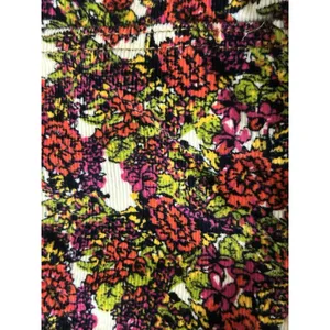 Free People We The Free Women Size 26 Sun Chaser Floral High Rise Corduroy Pants thumbnail 9