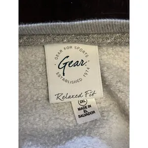 Sacred Heart Pioneers Sweatshirt Womens 2XL Gray Cropped Raw Hem Gear For Sports thumbnail 7