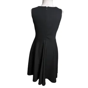 Anthropologie Hutch bow cut out black mini dress Sz‎ S thumbnail 5