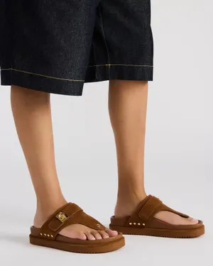 Steve Madden THONA chestnut suede thumbnail 1