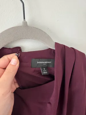 Ann taylor plum romper thumbnail 2