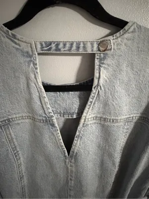 Habitual Light Blue Denim Mini Skirt with Slim Belt thumbnail 5