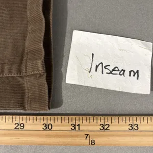 J Crew Matchstick Corduroy Pants Womens Size 29 S Short Brown Low Rise Straight thumbnail 10