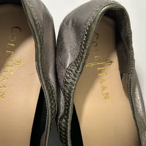 Cole Haan Silver Wedge Pumps Size 7 thumbnail 5