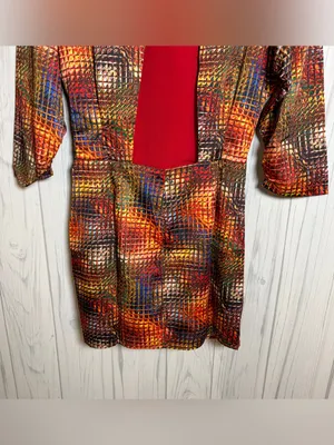 NWT WNTRMSE Kenzie Disco Print Mini Dress Open Back Mock Neck, US‎ 6 ($245) thumbnail 10