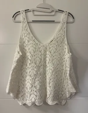 White Boutique Tank Top thumbnail 1