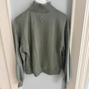 Aerie Sun's Out Quarter Zip Sweatshirt thumbnail 5