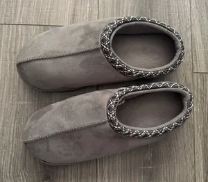 Sonoma Gray Cozy Slip-On Indoor Slippers thumbnail 1