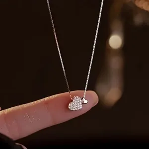 Heart Necklace Silver thumbnail 3