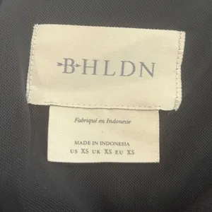 BHLDN Black Sleeveless High Neck Knotted Maxi Gown Dress XS thumbnail 4