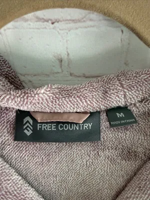 Free Country Dusty Rose Hooded Lightweight Jacket Woman’s Size Medium thumbnail 2