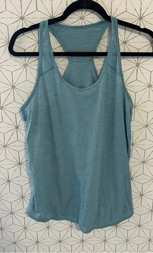 Lululemon Featherweight Teal Tank thumbnail 1
