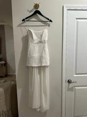 AMANDA UPRICHARD Christy Maxi Dress in Ivory Size Small thumbnail 4