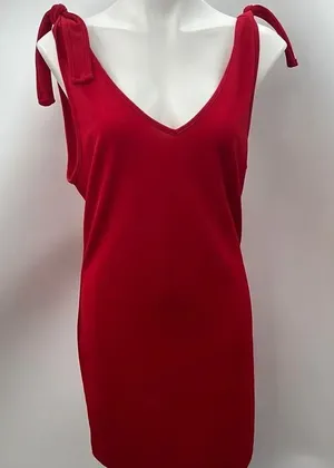 PrettyLittleThing Vibrant Red Dress thumbnail 1