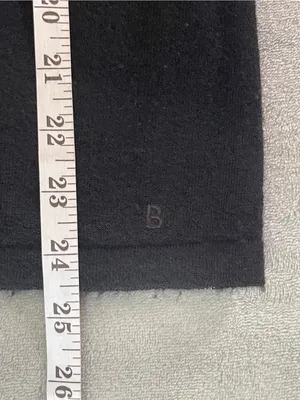 Aritzia Babaton 100% cashmere black cardigan sweater luxury minimalist career S thumbnail 8