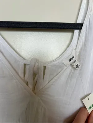 aerie white dress thumbnail 3