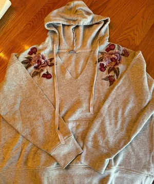 American eagle embroidered hoodie thumbnail 1