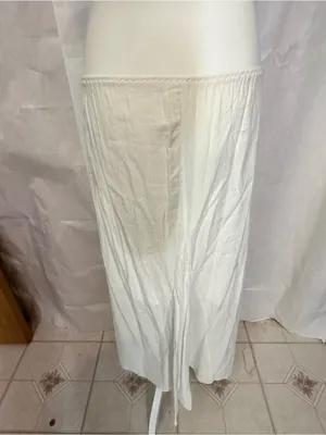 White Maxi Dress with Decorative Dark Knot Straps thumbnail 10