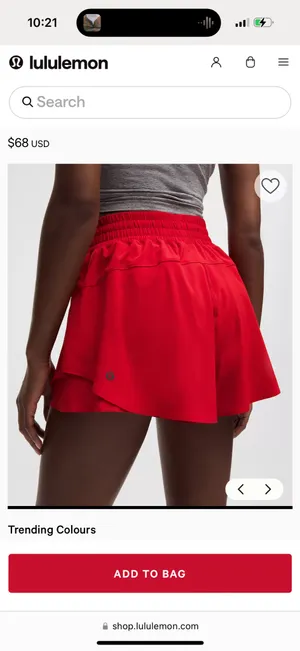 Lululemon Shake It Out High-rise Running Shorts thumbnail 3