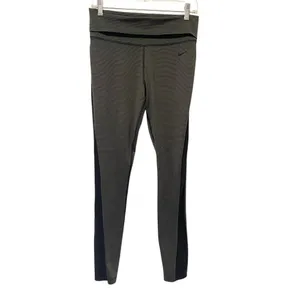 Nike Olive Green & Black Dri Fit Full Length Leggings thumbnail 2