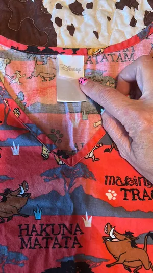 Disney Scrub top thumbnail 2