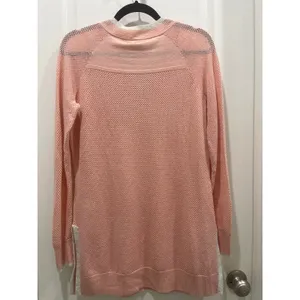 Smart Wool Everyday Exploration Pink Tunic Merino Wool Sweater Sz M thumbnail 7