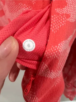 Lululemon it’s Rulu Run Cropped Half Zip Pink Camo thumbnail 5