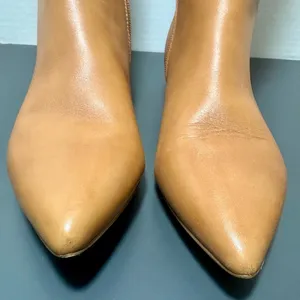 STEVE MADDEN Adelina Caramel Leather Boots thumbnail 5