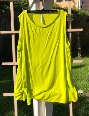 Fabletics Tank Chartreuse Top M thumbnail 6