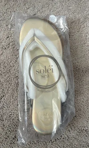 REVOLVE Soleil Sea Flip Flop Metallic Gold or other colors size 6,7,9 or 10 thumbnail 1