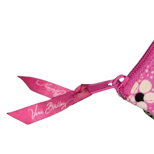 🎓 Vera Bradley Pink‎ & Floral Small Zippered Bag thumbnail 3