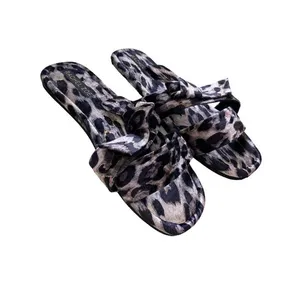 Rachel Zoe Women's Animal Print Slipper Sandal With‎ a bow Sz 10 thumbnail 2