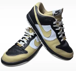 🌟 Custom Nike Dunk Low Unlocked "By You" Gold Hardware Women 10 | Men 8 thumbnail 1