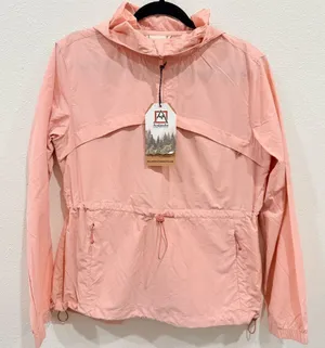Avalanche Pink Lightweight Hooded Windbreaker Jacket • Zip Pockets • Size S thumbnail 1