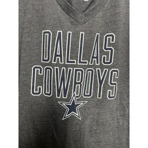 Dallas Cowboys Shirt Wm LG Gray NFL Football Dallas Cowboys Authentic Sports Fan thumbnail 3
