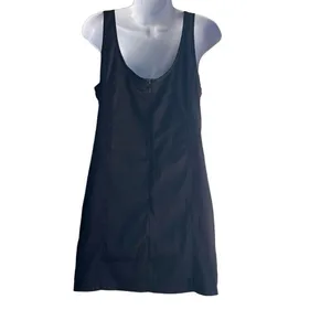 Guess Brown Bronze Metallic Sequin Black Mini Cocktail Party Dress Glam 9‎ Jrs thumbnail 2