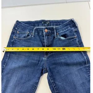 MOTHER The Looker Crop Fitty Skinny Jeans Dark Wash Women's‎ Size 26 thumbnail 6