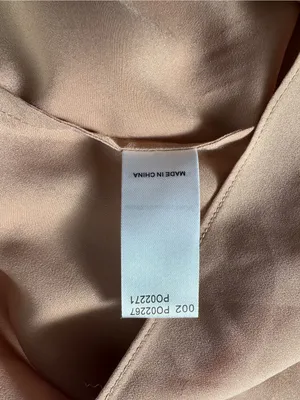 Nadine Merabi Nude Satin Slip Mini Dress XS US 2 NWOT thumbnail 9