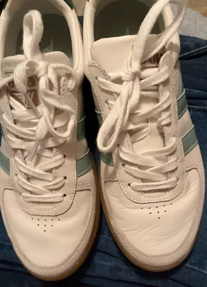 Women’s Gola Classics Viper Leather Sneaker white/evergreen thumbnail 7