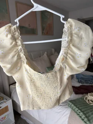 Princess Polly Yellow Floral Top Bustier thumbnail 2
