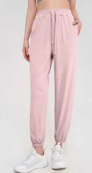 Light pink sports jogger pants - Size L (New without label) thumbnail 1